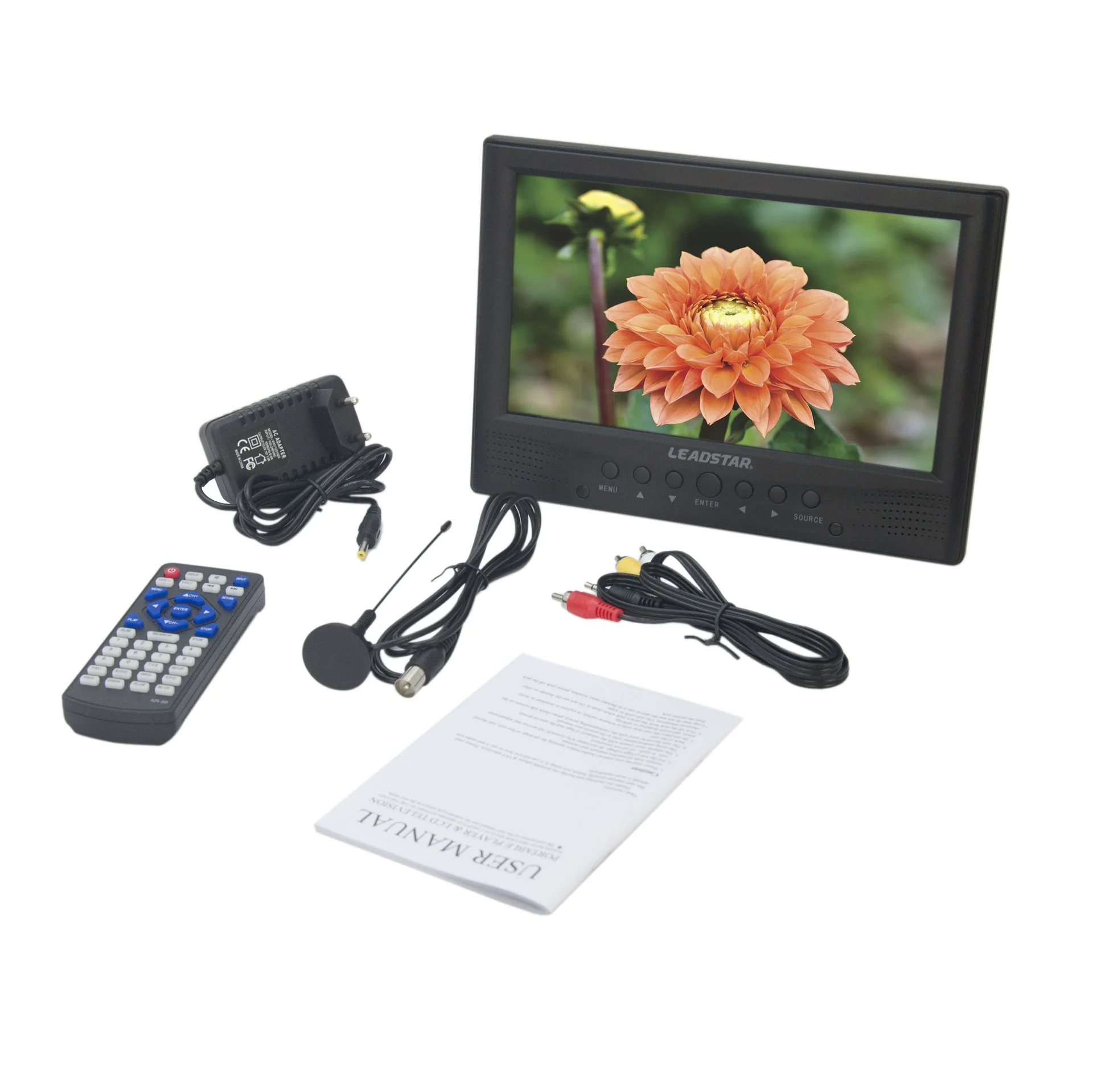 10 Inch Portable Mini TV with DVB T2 H265 ,Portable MINI Tv with 10 Inch Lcd Tv DVB-T2