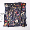 Luxury New Printed Scarves Women's Silk Scarf Spring and Summer Floral Decorations Small Neckties Hairbands Bags Wholesale 5