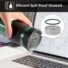 1/4pcs Great Sealing Effect Tumbler Lid Gasket Waterproof 16oz & 20oz Travel Mug Cup Leak-proof Gasket Silicone 2