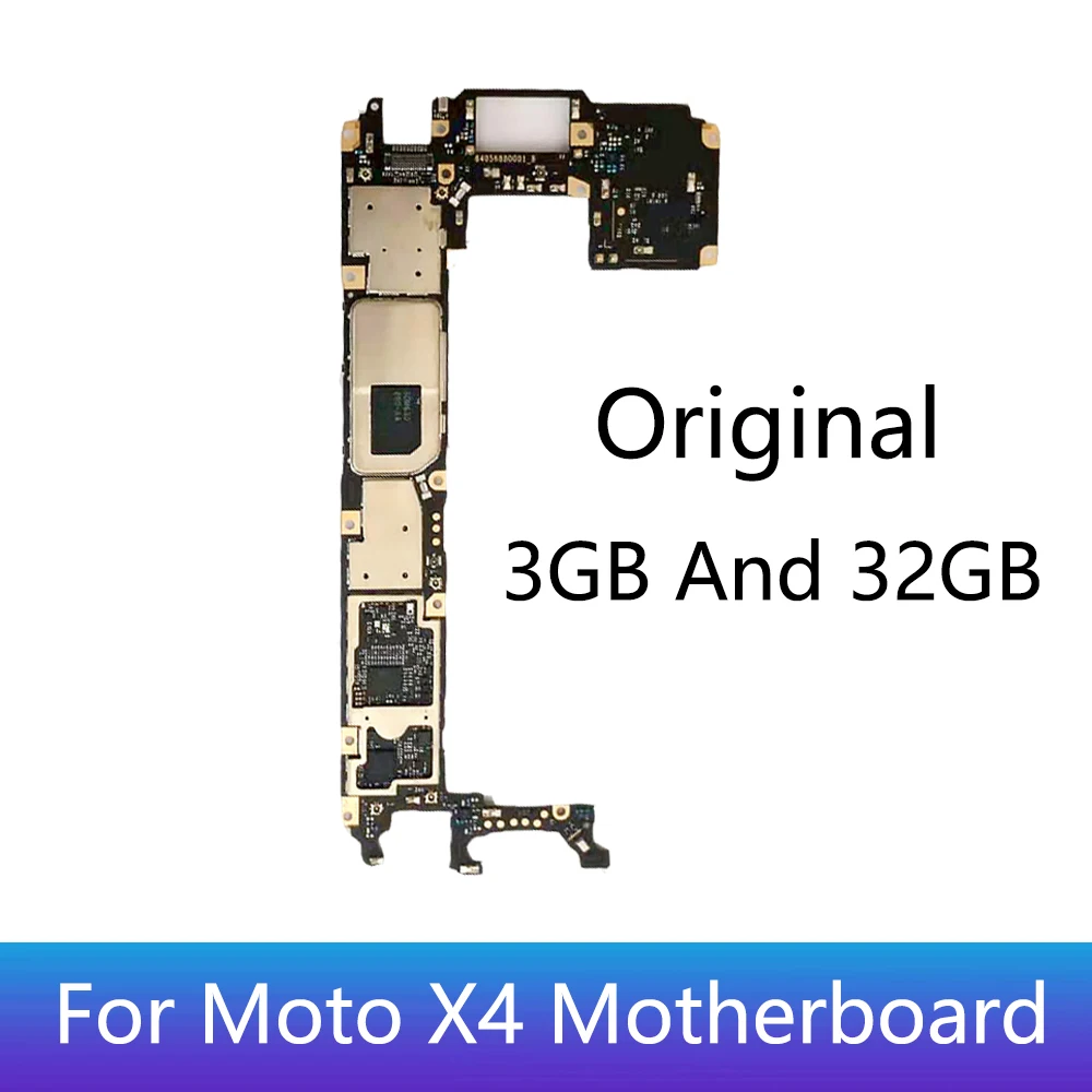 

Original For MOTOROLA Moto X4 Motherboard Mobile Electronic Panel Mainboard Circuits With Chips Plate 3GB And 32GB