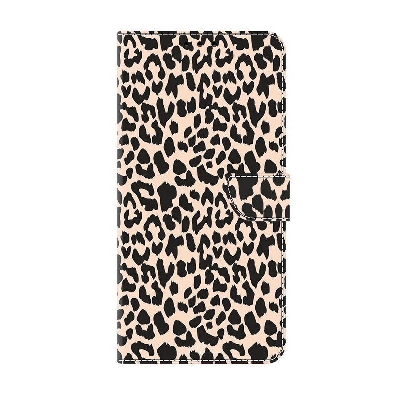 3D Flower Painted Leather Wallet Phone Case with Card Slot