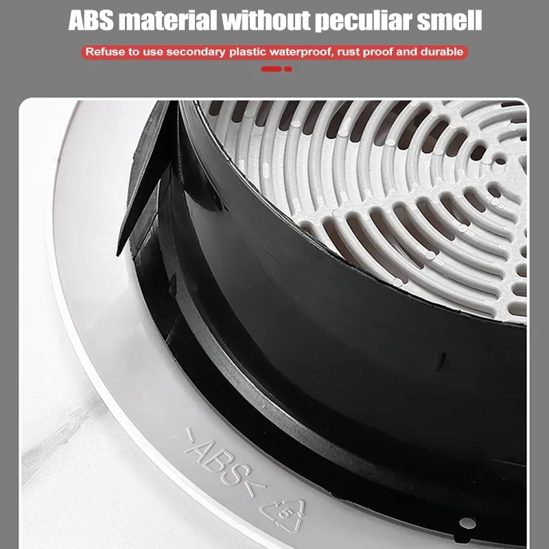 White Round Air Vent Louver Grille Cover Outlet Adjustable Exhaust Vent Ducting Ventilation Grilles 75/100/125mm Air Cover