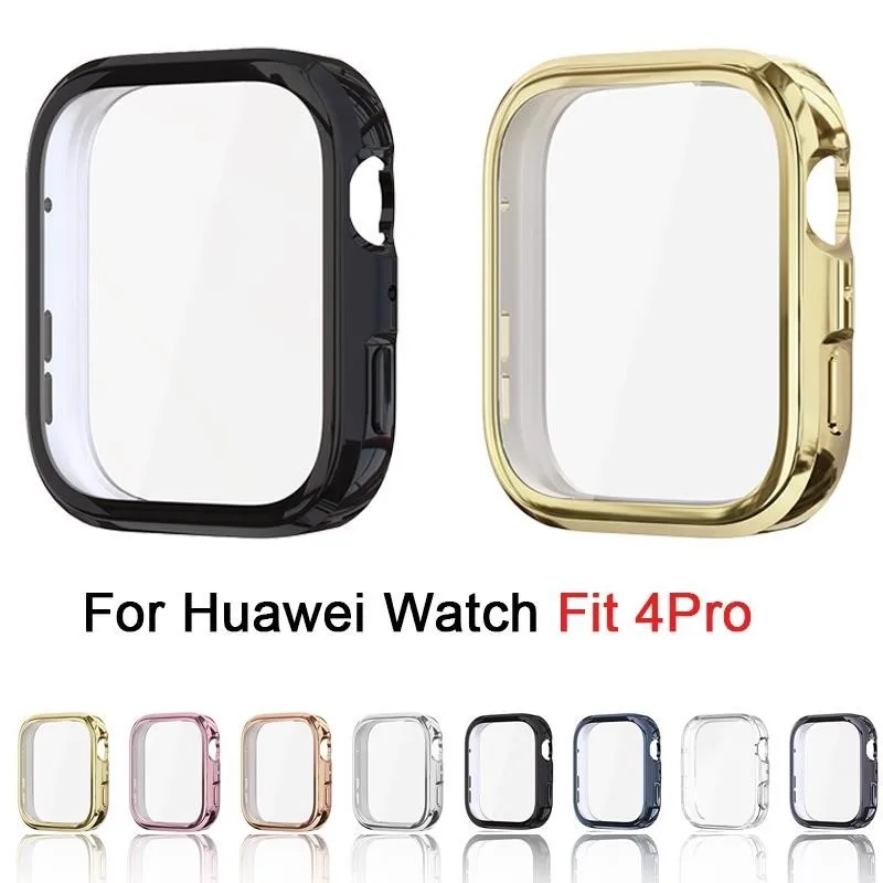 Premium Soft TPU Protective Sleeve for Huawei Watch Fit 4 Pro - Durable Silicone Smartwatch Case Cover