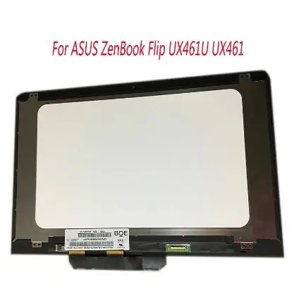 LCD LED 디스플레이 터치 스크린 어셈블리, ASUS ZenBook 플립 UX461U ux461 ux461ua UX461F UX461FA UX461FD, 1920x1080 FHD, 14 인치