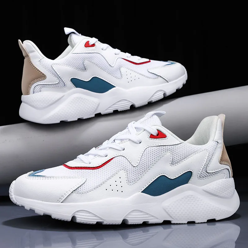 

Men Casual Sports Shoes Comfortable Breathable Running Sneakers Shoes for Man Lace-up Mesh Tenis Masculino