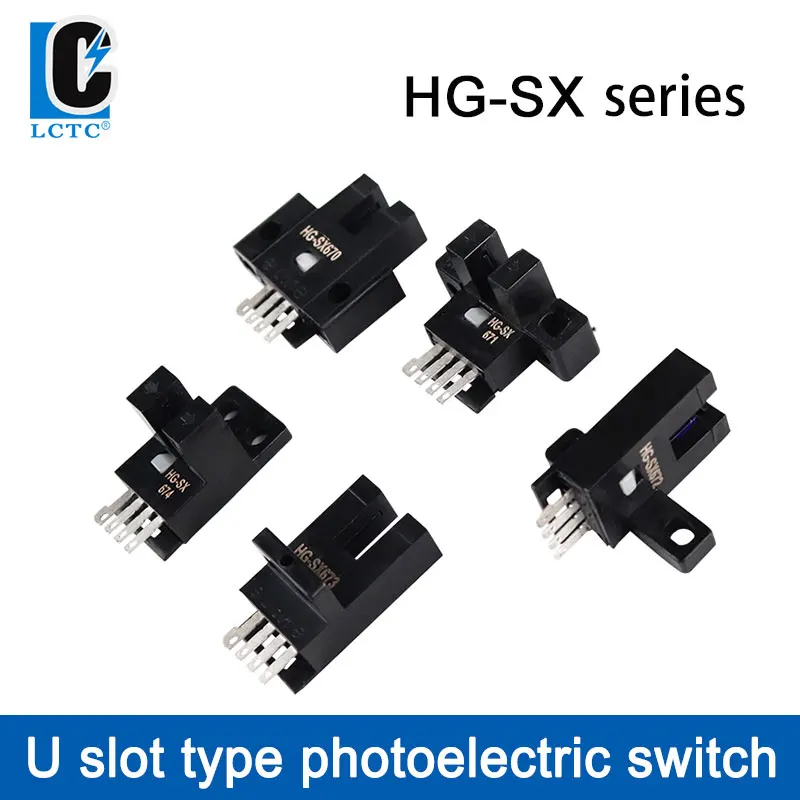

U Slot Photoelectric Switch HG-SX670/671R/672/673R/674 Optocoupler Sensor With Cable NPN