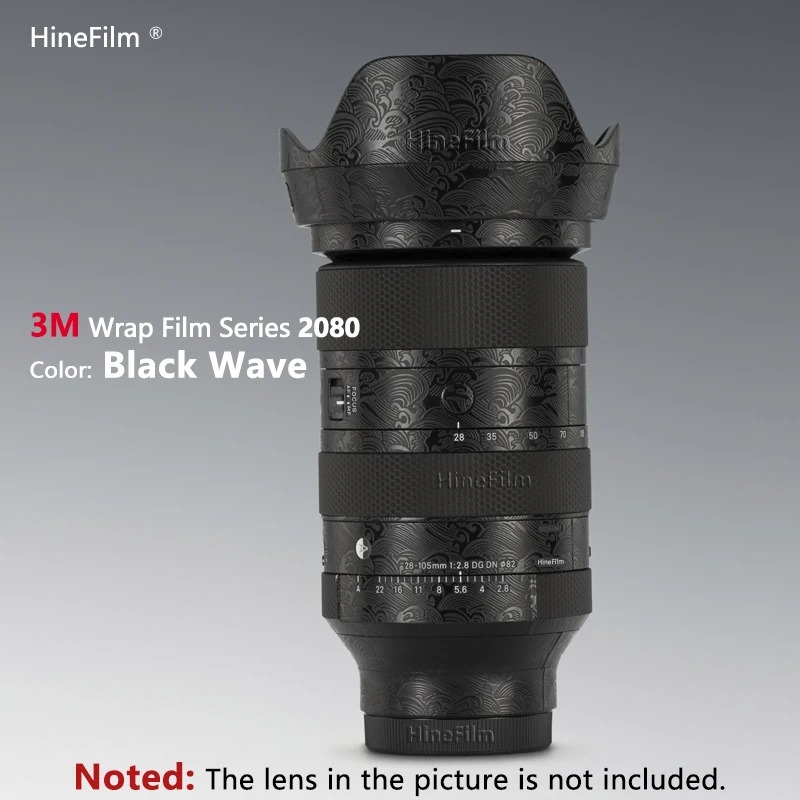 Hinefilm Skin for Sigma 28-105 F2.8 FE & L 렌즈 스티커 데칼 스킨 Sigma 28-105mm F2.8 DG DN 렌즈 스킨 28 105 f2.8 랩