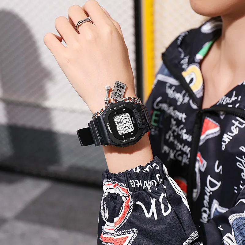 Sport Men's Watch Multifunction Electronic Watch for Kids Boys Teen Student Children LED Digital Wristwatch Military Clock Gifts