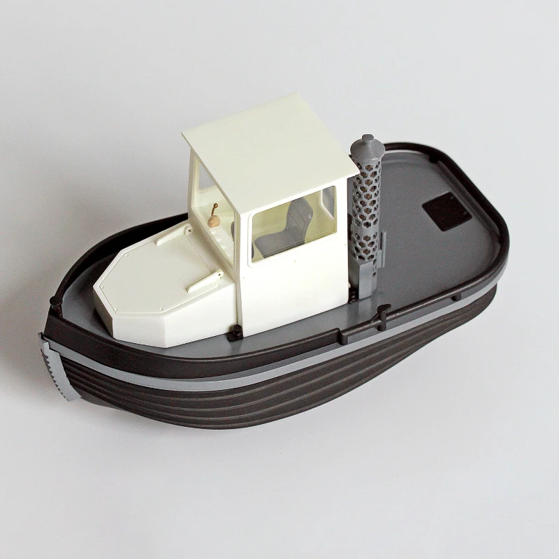 

1/18 Mini Coal Tow 180mm 3D Printed Hull Remote Control Boat Model DIY Handmade Kit