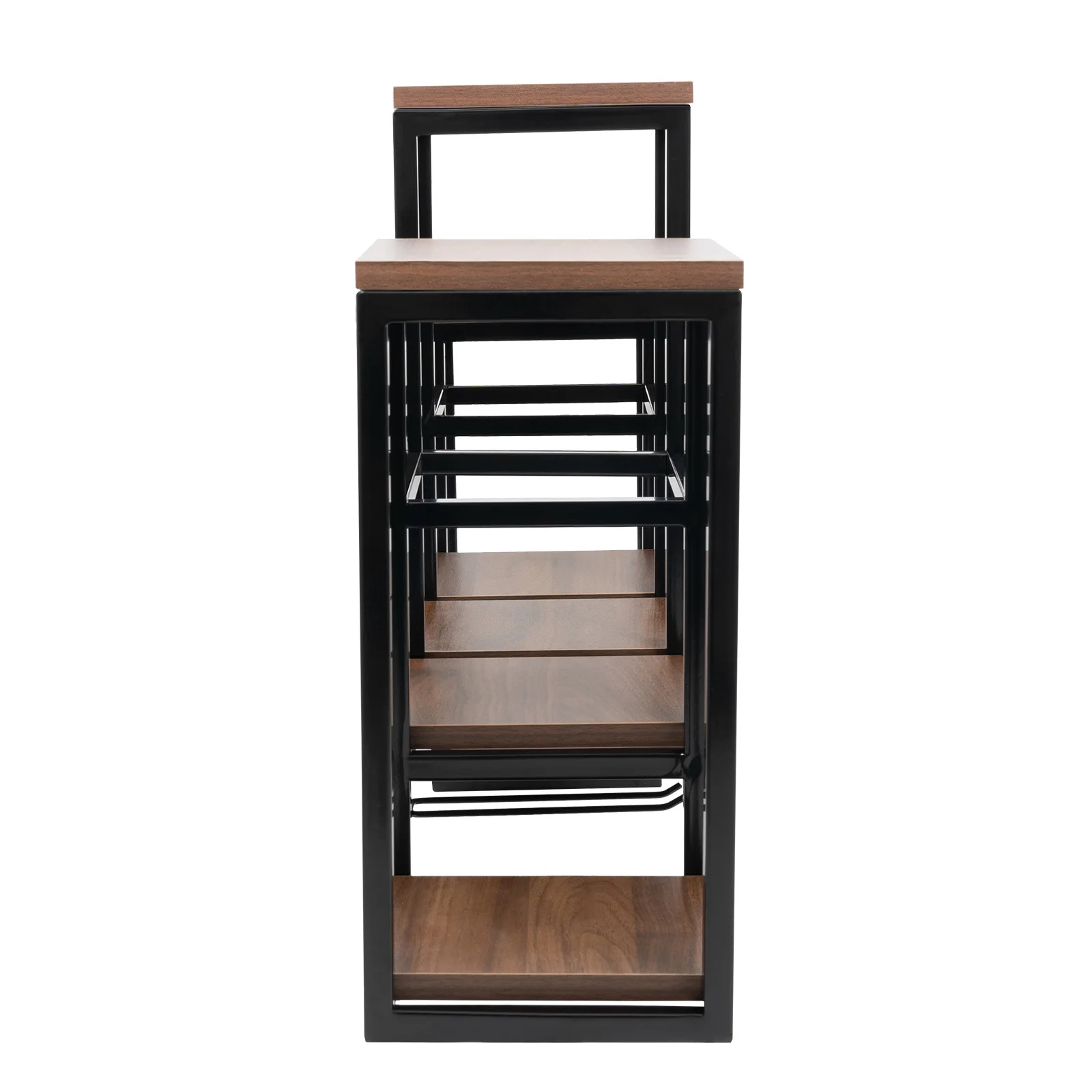 30 kg tragendes Gewicht, Wandmontage, Weinregal, Schmiedeeisen, Aufbewahrung, Display, Flasche, Hängehalter, Organizer für Küche, Esszimmer, Bar – Detail 7