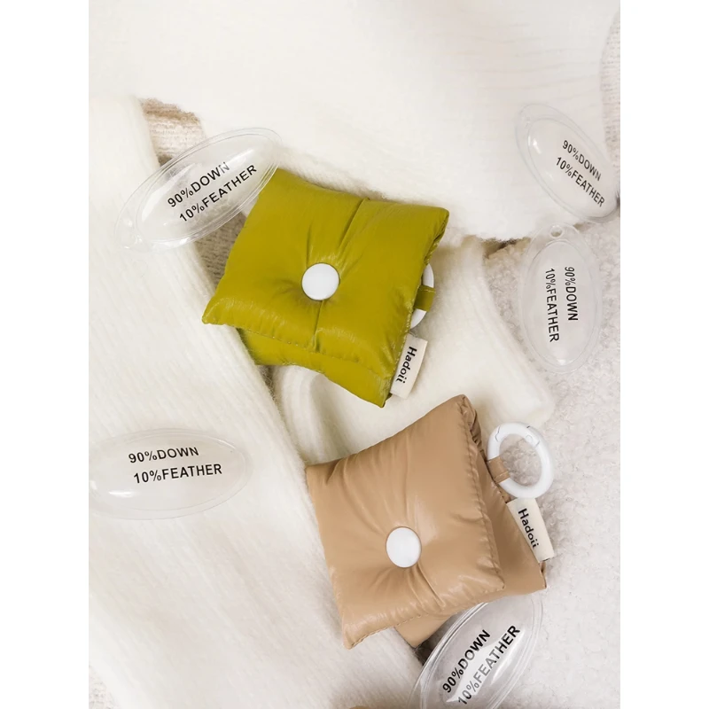 

Original Wireless Bluetooth Headset Down Jacket Case Soft Waterproof AirPods Protective Case for AirPods 1/2/3 AirPods Pro 1/2