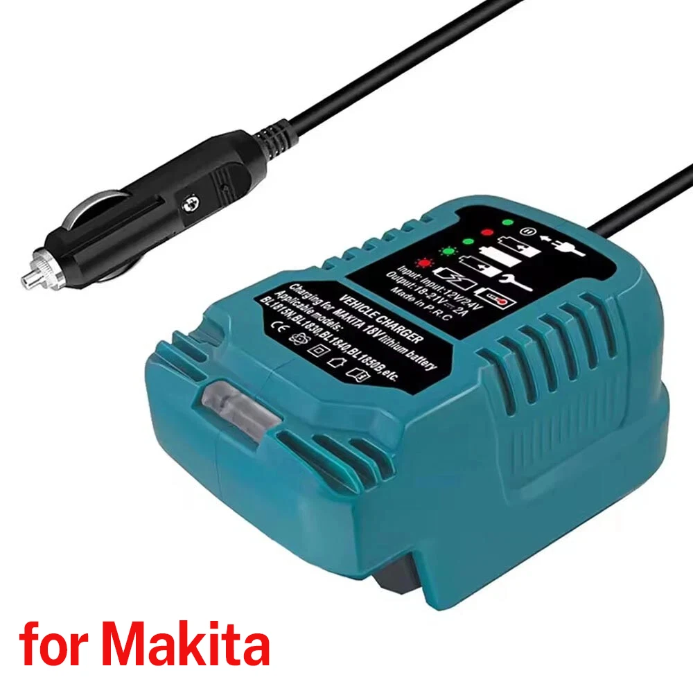 Mini Car Charger For Makita For Milwaukee For Dewalt 18V Lithium Ion Battery Car