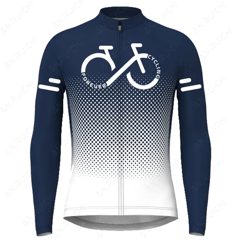thumbnail image 1 of Camiseta de ciclismo de manga larga para hombre, de la serie Gradient Color, de verano 2023, para ciclismo de montaña, de secado rápido, para ciclismo de carretera, 1 of 5