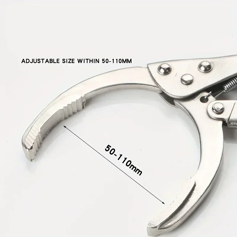 Adjustable Clamp Filter Wrench Oil Grid Wrench Oil Change Multi-Function Engine Oil Filter Wrench Car Disassembly Repair Tool