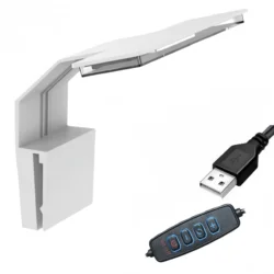 Aquarium LED Light: Energy - Efficient, Waterproof Clip - On Lighting for Plants and Small Tanks (WHITE)
