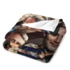 mads mikkelsen photo collage Throw Blanket Single Blanket Designer Blankets 3