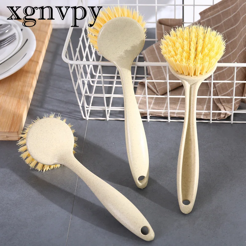 Long Handle Cleaning Brush Multifunctional Pan Pot Sink Dish Bowl Washing Tool