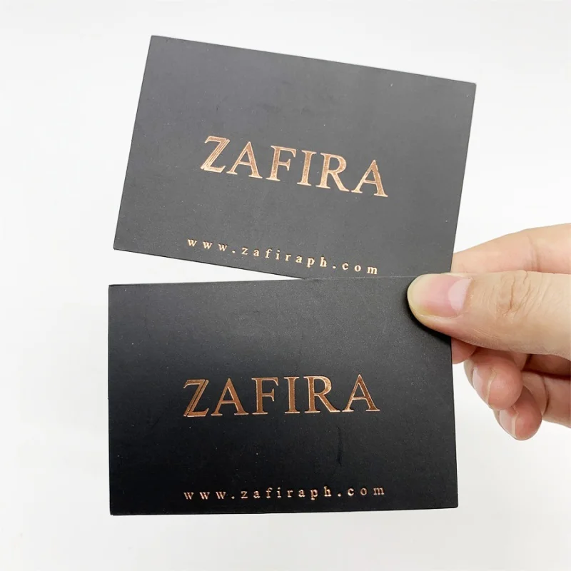 

Customized product、Eco Friendly Custom Luxury Gold Foil Logo Printing Business Cards With Your Own Design Thank You Card For Sma