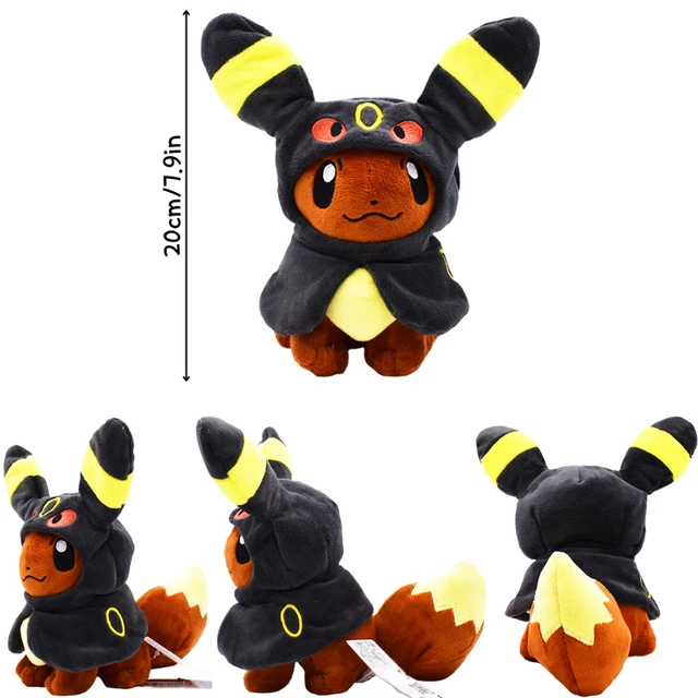 10 Pçs/lote Mimikyu Coleção Eevee Pelúcia Pokemon Sylveon Vaporeon Flareon  Leafeon Umbreon Espeon Eevee Evolução Brinquedos - AliExpress