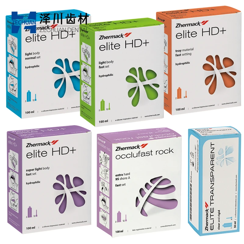 ZhermackDentalImpressionMaterialSiliconeHydrophilicAlginateTeeth