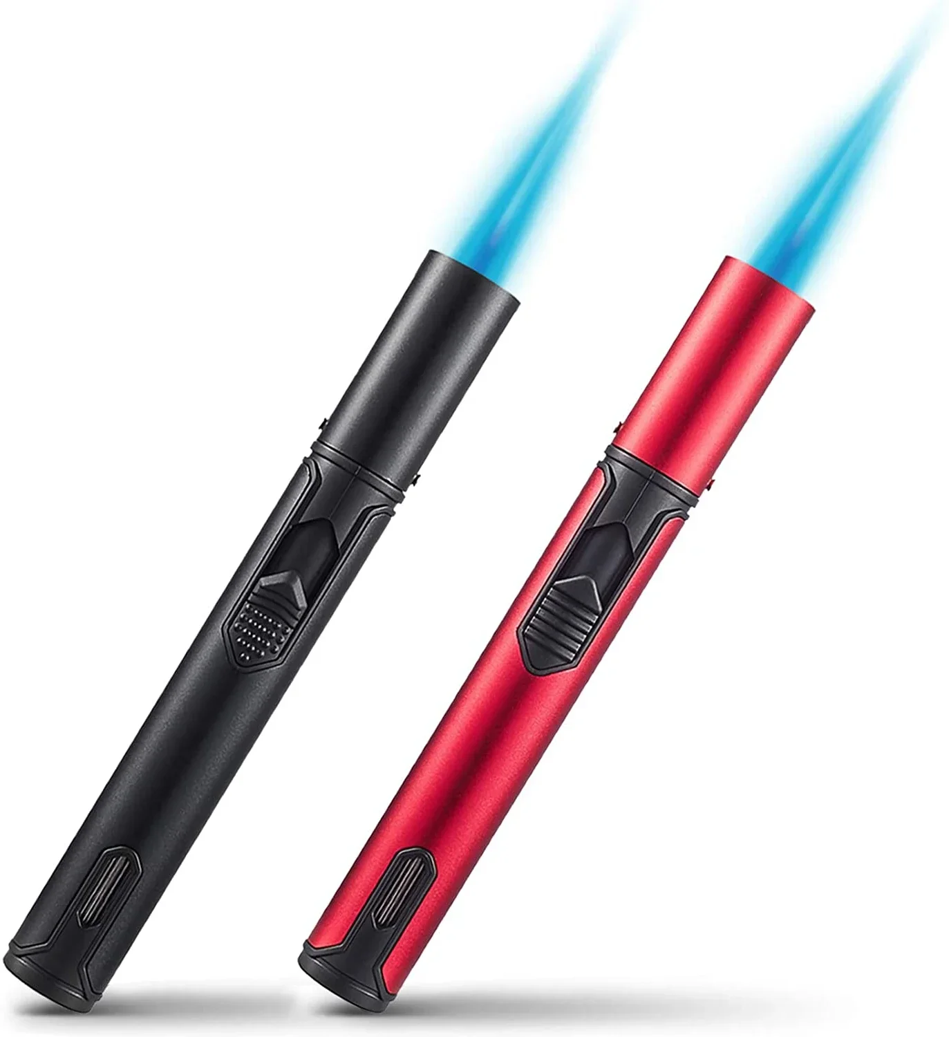 Windproof Metal Torch For Men Refillable Pen Lighter Jet Flame Butane Lighter Kitchen BBQ Candle Camping Men's Gadget bbq lighter butane gas lighter cigarette lighter