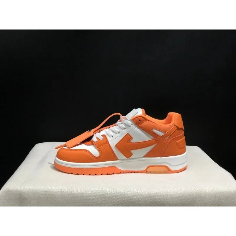 Zapatos deportivos informales Retro a la moda para exteriores, zapatillas blancas con suela gruesa y flecha OW, zapatillas para correr con parte inferior gruesa