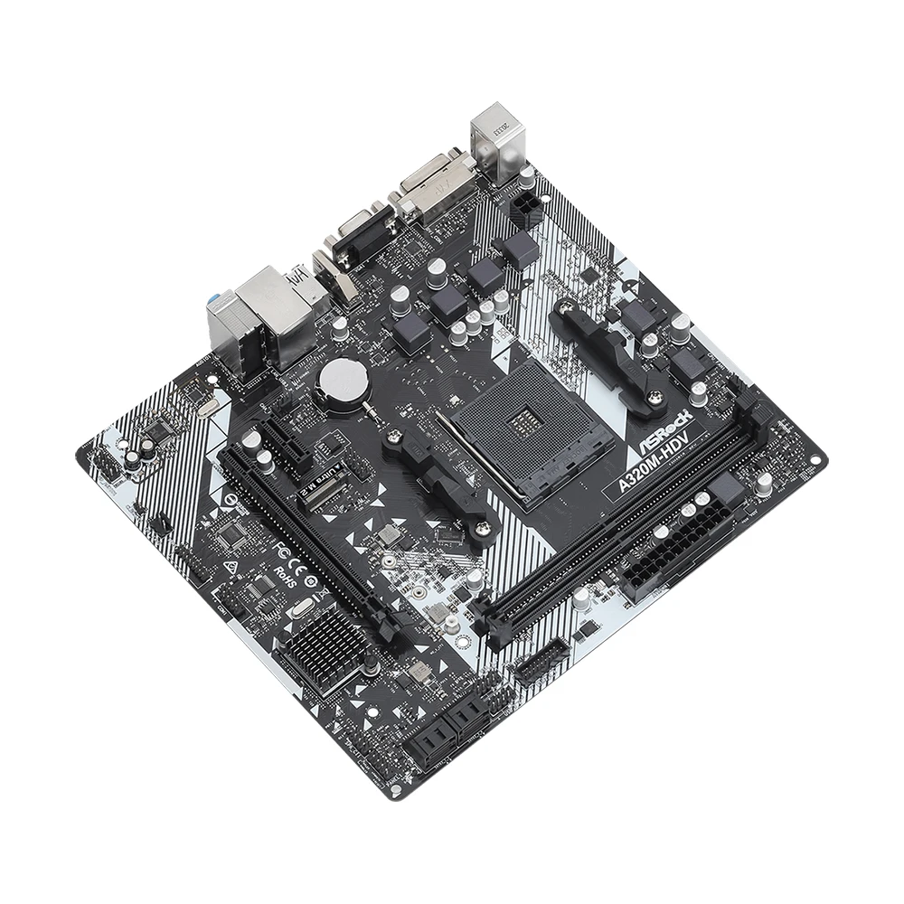 RYZEN7 1700 CPU + ASRock A320M-HDVマザーボード Amazon.com: ASRock A320M-HDV Motherboard : Electronics
