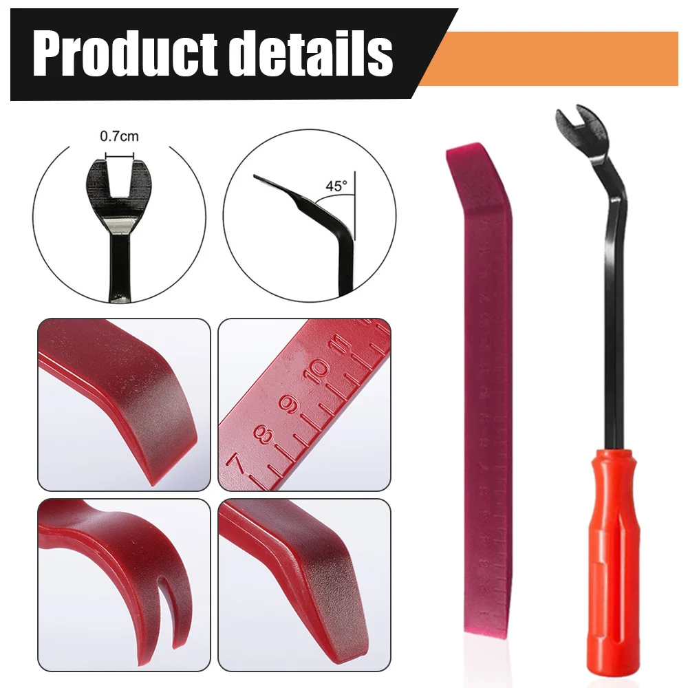 Auto Door Clip Panel Trim Removal Tool Kits Navigation Disassembly Blades Car Interior Plastic Seesaw Conversion