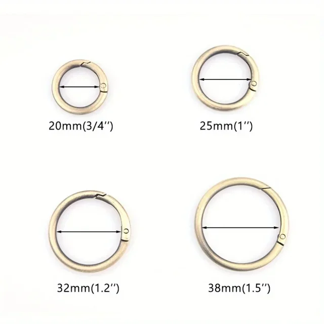 Metal O-Ring Keyrings 2