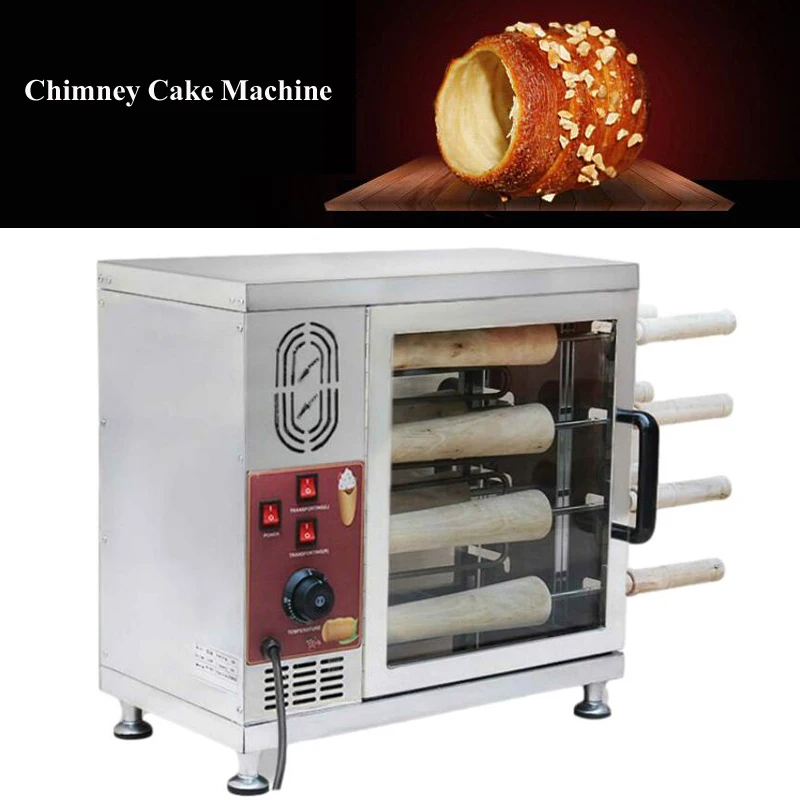 

Electric Traditional Chimney Cake Machine cake rolls roast machine 16 rolls Kurtos Kalacs Oven chimney bread oven 110v 220v