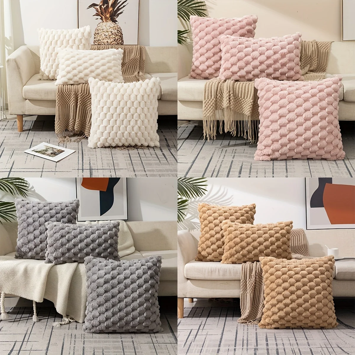 Modern Throw Pillow & Decorative Accent Pillows for Sofas, Chairs