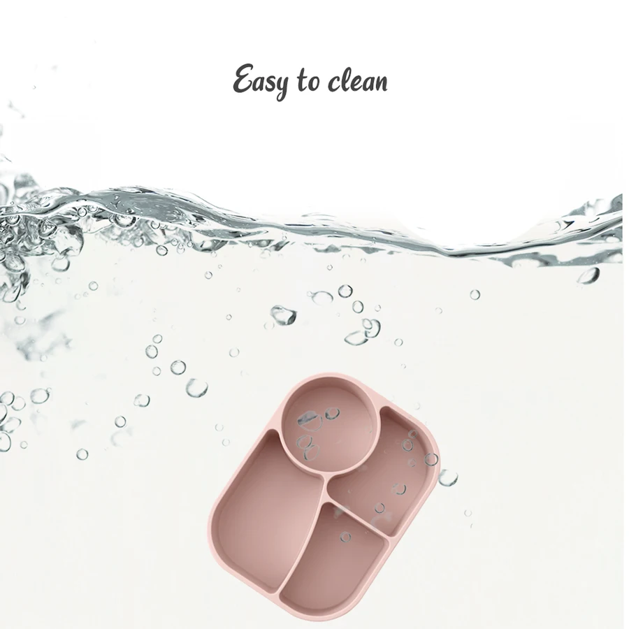 1PCSilicone Food Storage Box Portable Lunch Box For Food Dinnerware Food Container Feeding Bowl Lunchbox Children's Tableware 5