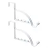 28TC Over The Door Hooks for Hangers Strong Over Door Hook for Hanging Clothes, 6