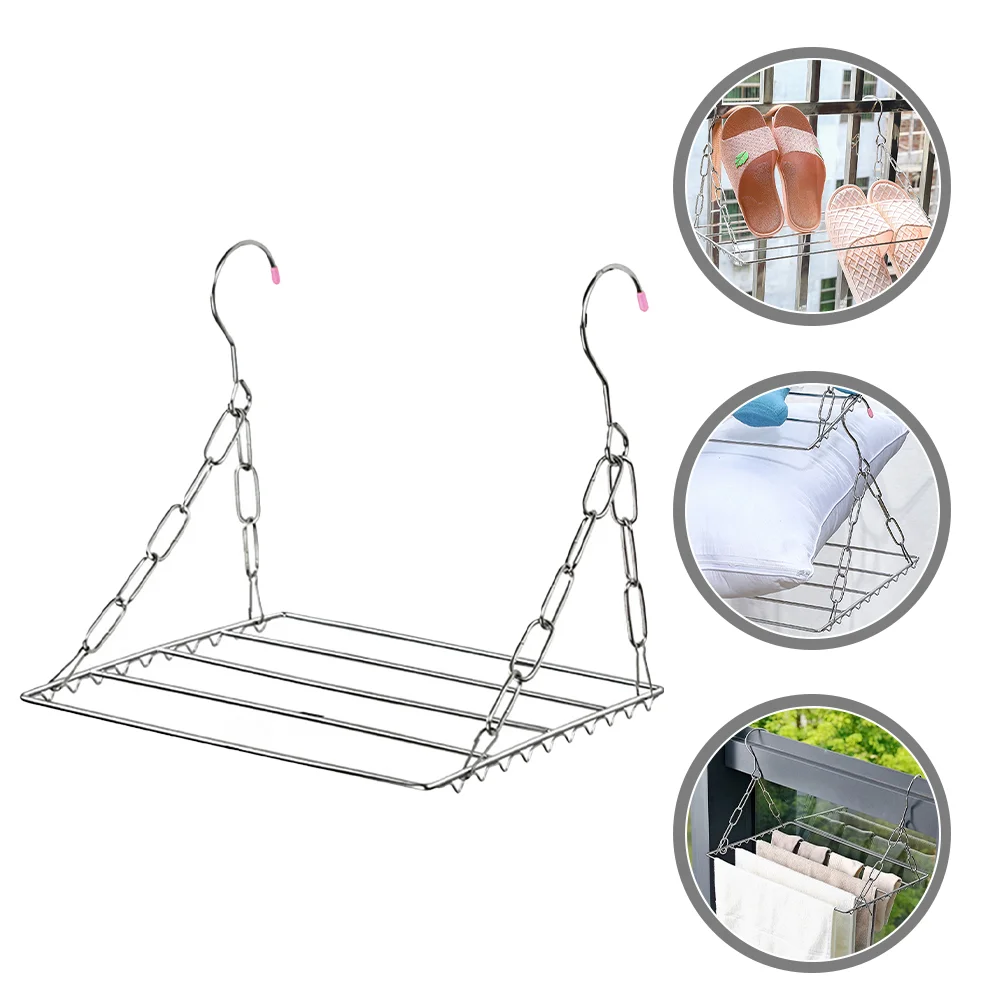 

Shoes Drying Shelf for Laundry Hanger Dryer Rack Hanging Cloth Stand Balcony Stainless Steel Racks Outdoor