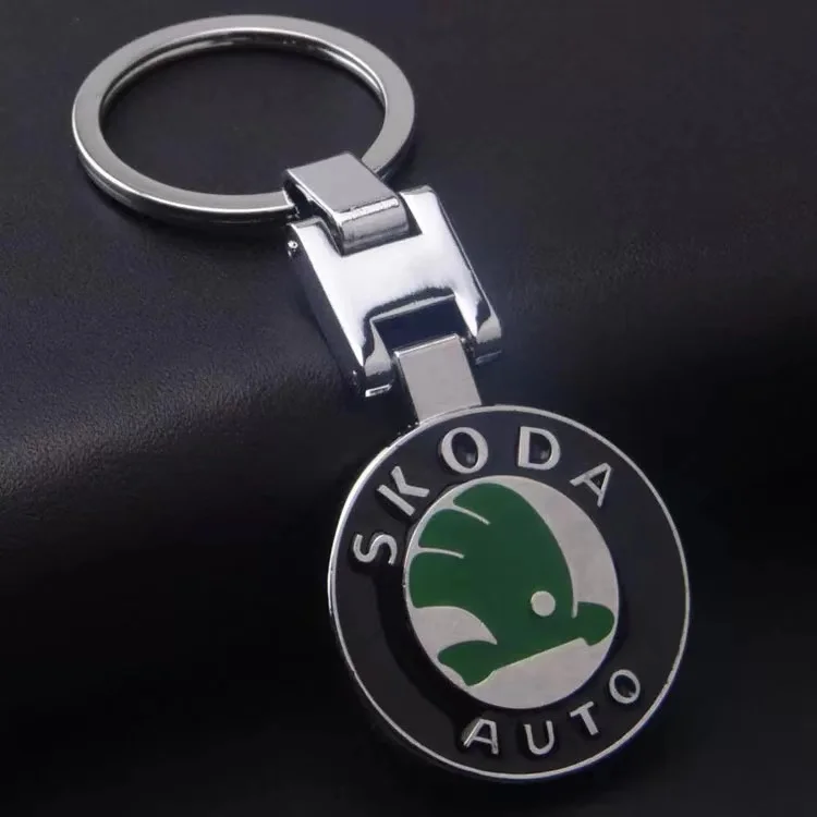 Premium 3D Metal Car Emblem Keychain with Stylish Design