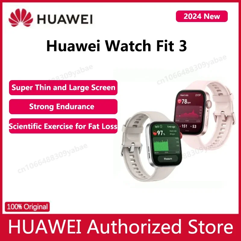 HUAWEI WATCH FIT Reloj inteligente Pantalla grande ligera y