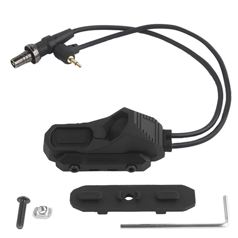 AXON Remote In-Line Dual Function Pressure Switch Flashlight PEQ NGAL Laser Pushbutton SF 2.5 Crane Plugs
