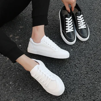 Men's Sneakers Men Off White Shoes Classic Casual Breathable Platform Skateboards Fashion Lace Up Canvas Shoes Zapatillas Hombre