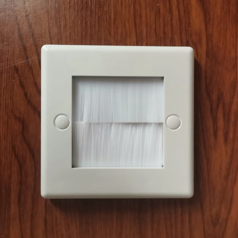 Gang, Wall Outlet Cable Entry Plate, Tidy