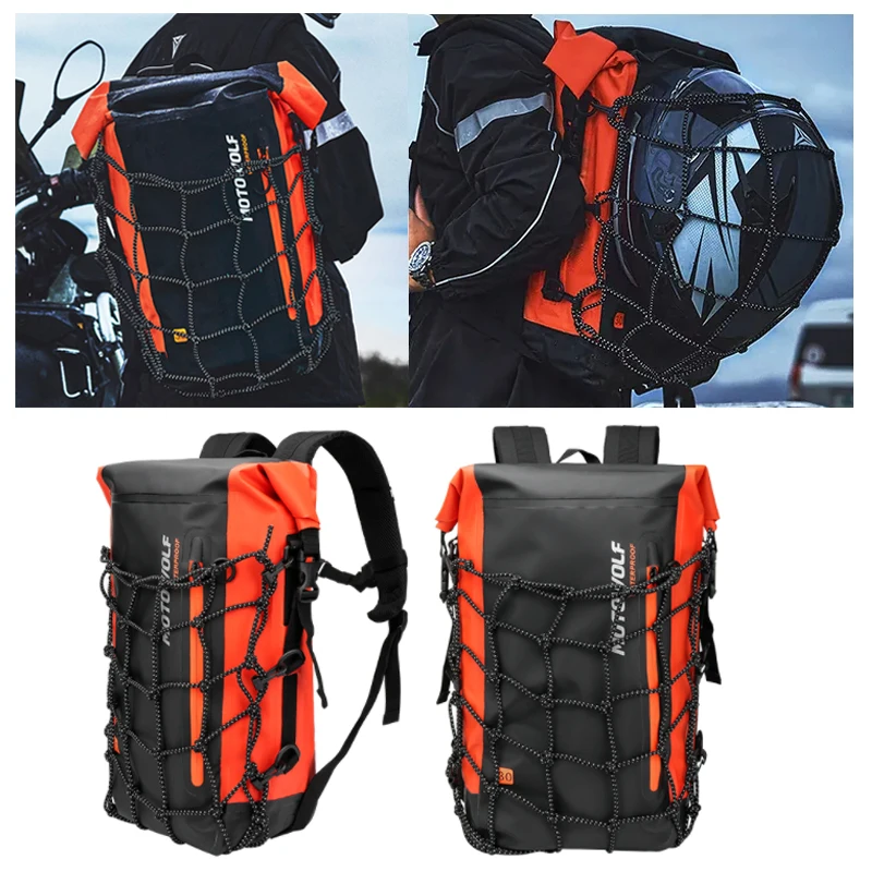 Mochila Para Andar En Moto Mochila Para Casco De Motocicleta 20L