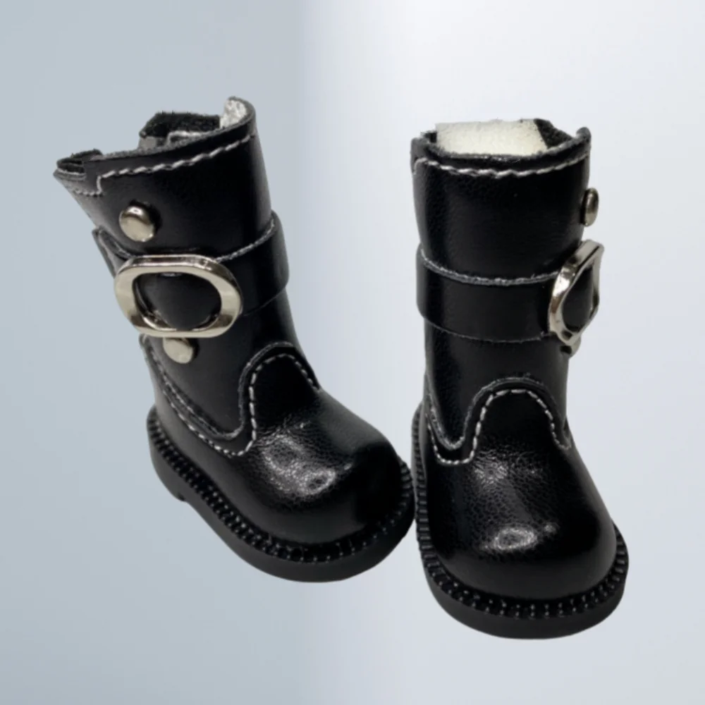 Botas de Muñeca Tilda de 3.6cm, Zapatos de Muñeca de Cuero en Miniatura 1/6, Diseñados para Muñecas Blythe Azone 1:6, Accesorios de Zapatos Casuales para Muñecas