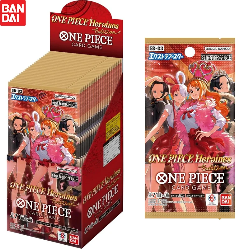 New Bandai One Piece Card Game EB03 Extra Booster Heroines Edition