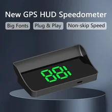 HUD 자동차 헤드업 디스플레이, GPS 시스템 속도계, 앞 유리 프로젝터, 자동차 전자 액세서리, 모든 차량용 속도