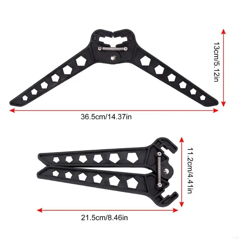 Compound Bow Stand Archery Folding Portable Kickstand Limb Clamp Bow Support
