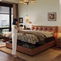Lit Simple européen Design de beauté plancher nordique château de beauté de luxe lit moderne chambre enfants Letto Matrimoniale meubles 2