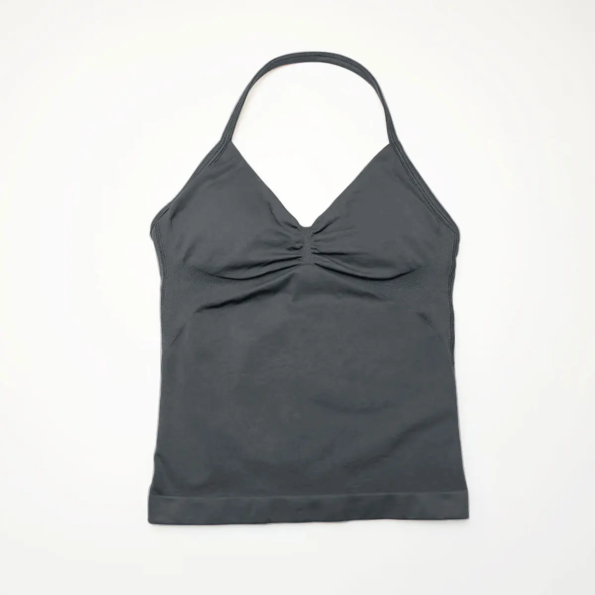 NCLAGEN Women's Strappy Yoga Vest - Impact Longline Sports Top with Stylish Back Design