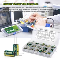 15/24/36 Values 225/460/925Pcs Aluminum Electrolytic Capacitors Aluminum Electrolytic Capacitors Assortment Kit for DIY Projects - Image 3