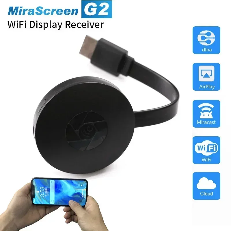 Car Wireless WiFi Display Adapter Miracast Box Mirror Link Airplay DLNA Screen Share for Iphone Android Phone Car To AV HDMI TV wireless video adapter wifi miracast dongle