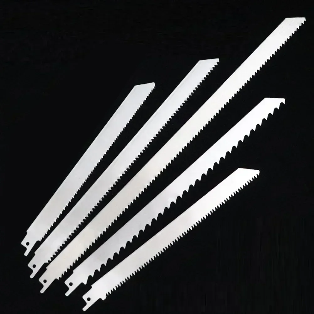 Stainless Steel Reciprocating Saw Blade Saber Saw For Fast Cutting Wood Metal Frozen-Meat/Bone 225mm/300mm/400mm reciprocating saw blades