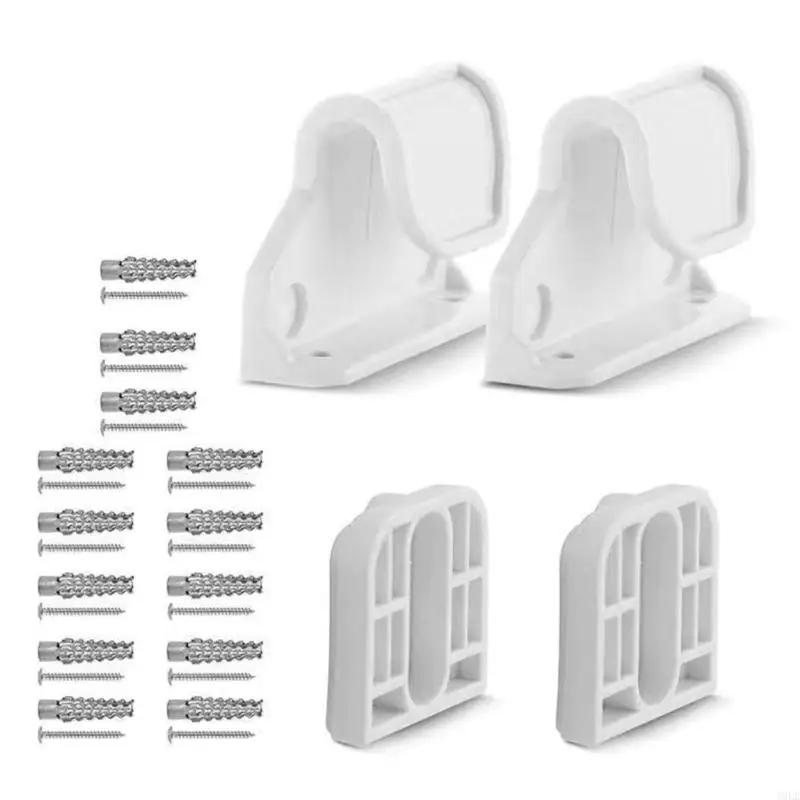 Infant Safety Barrier Retractable Gate Hardware Set for Home Door and Staircases